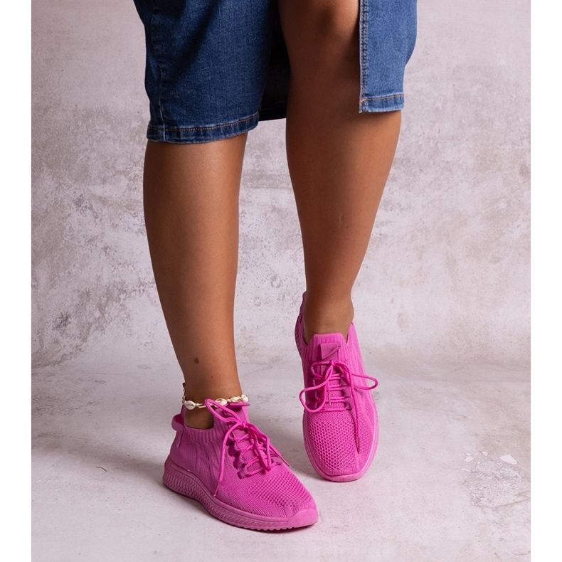 Tamno ružičaste sportske tenisice Khitam ružičasta 1