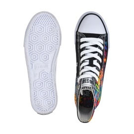 Ženske tenisice - 30. Pol 'and'Rock x Big Star OO274A700 - Predbilježba crno 1