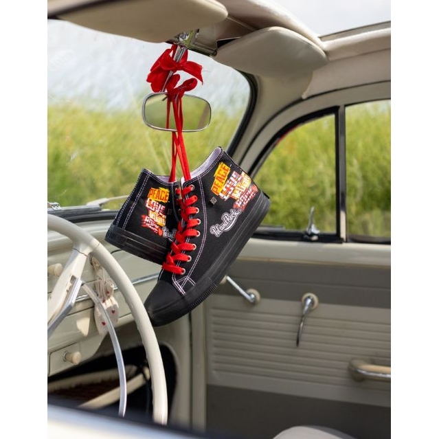 Muške visoke tenisice - 30. Pol 'AND'ROCK X Big Star OO174801 - pretprodaja crno 1