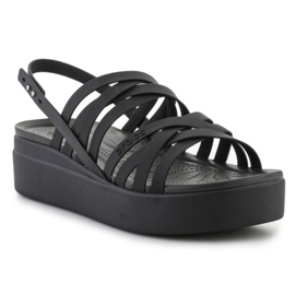 Crocs Brooklyn Strappy Lowwdg sandale 206751-001 crna 1