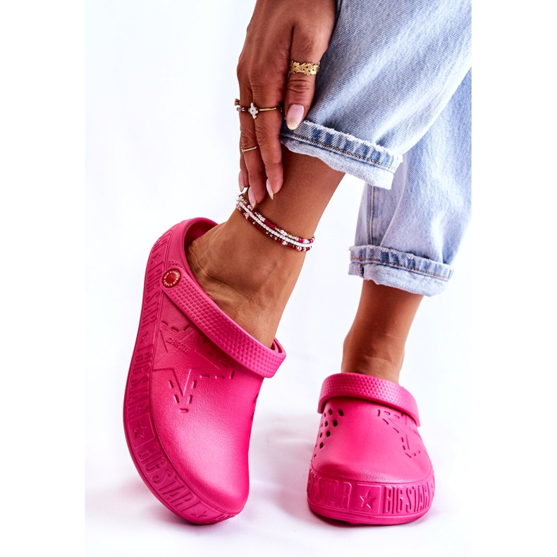 Lagane ženske papuče Kroks Big Star II275007 Fuchsia ružičasta 1