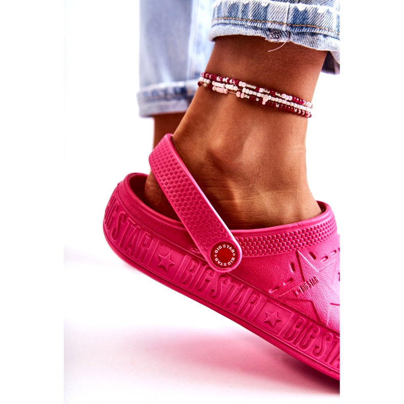 Lagane ženske papuče Kroks Big Star II275007 Fuchsia ružičasta 4