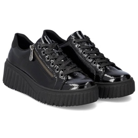 Rieker W N2501-00 crne cipele na wedges crno 1