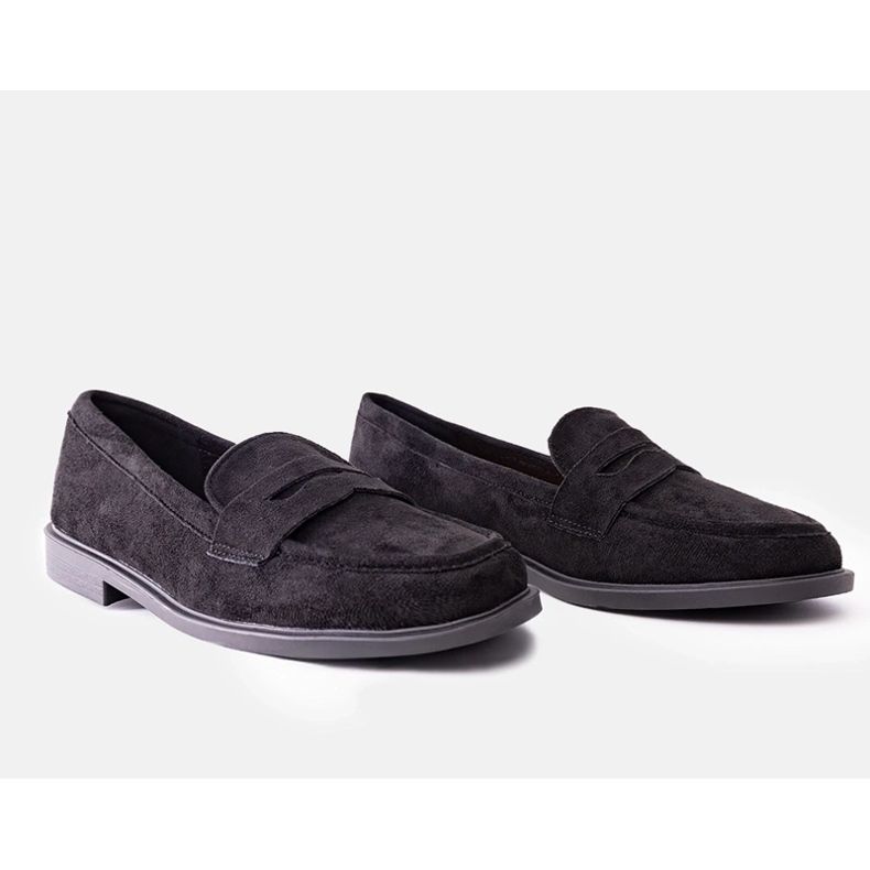 Crne baršunaste mokasine Miralona crno 1