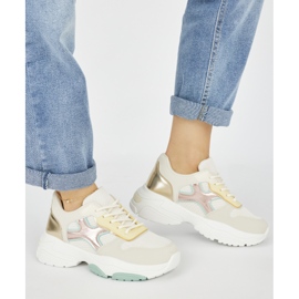 Seastar Ženske zlatne tenisice bež 2