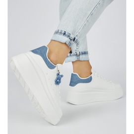 Ženske bijele cipele s platformom bijela 1