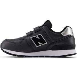 New Balance tenisice s čičak kopčom PV574FM crna 1