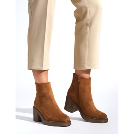 Smeđe ženske gležnjače smeđa 1