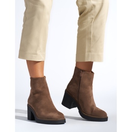 Smeđe ženske gležnjače smeđa 1