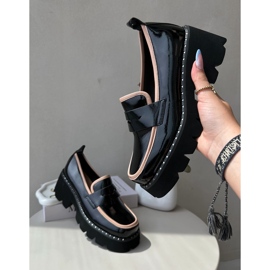 S.Barski Kožne ženske mokasine D&amp;A MR870-32 crne crna 2