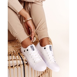 Ženske klasične niske tenisice Big Star AA274010 Bijele bijela 2