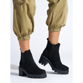 Crne ženske gležnjače crna 1