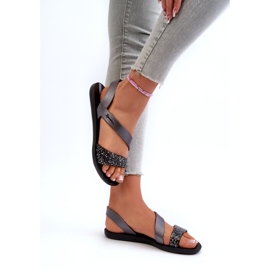 Ženske sandale 82429 Ipanema Vibe Sandal Fem crne i srebrne crna 3