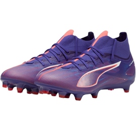 Puma Ultra 5 Match+ FG/AG 107686 01 tenisice za nogomet ljubičasta 1