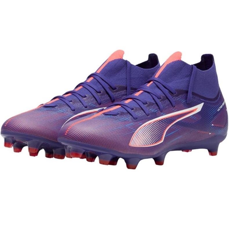 Puma Ultra 5 Match+ FG/AG 107686 01 tenisice za nogomet ljubičasta 1