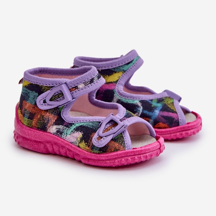 Lemigo Dječje papuče Nel 310-06 Gokids Multicolor ljubičasta 1