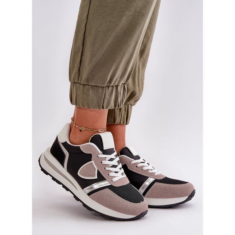 Ženske tenisice sa svjetlucavim crnim Velaniela crna 1