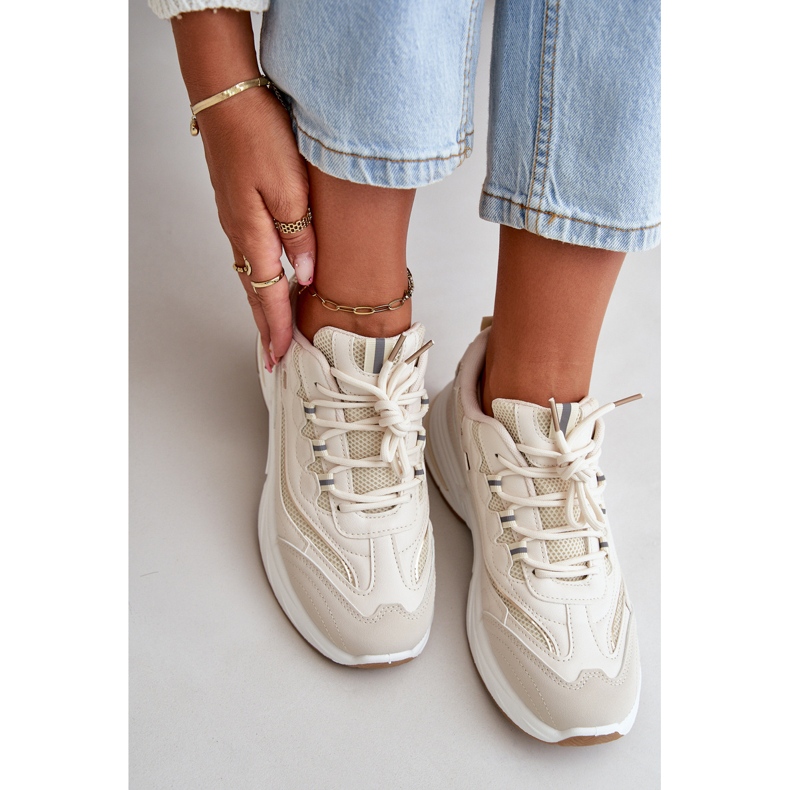 Sportska obuća Tenisice od eko kože Bež Verilisse 1