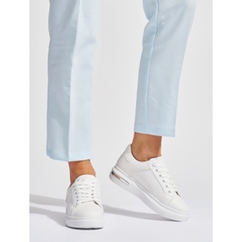 Bijele sportske cipele s platformom bijela 1