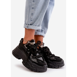 Ženske tenisice na masivnom đonu, crne Nevela crno 1