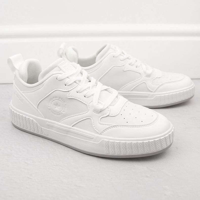 Muške bijele sportske cipele Big Star OO174003 bijela 2