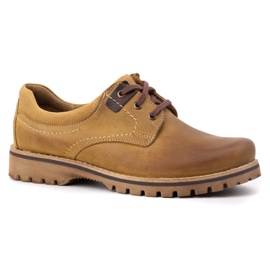 KOMODO Muške kožne čizme 879 crvene narančasta 1