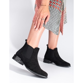 Crne Chelsea čizme s ukrasnom petom Sergio Leone crna 2