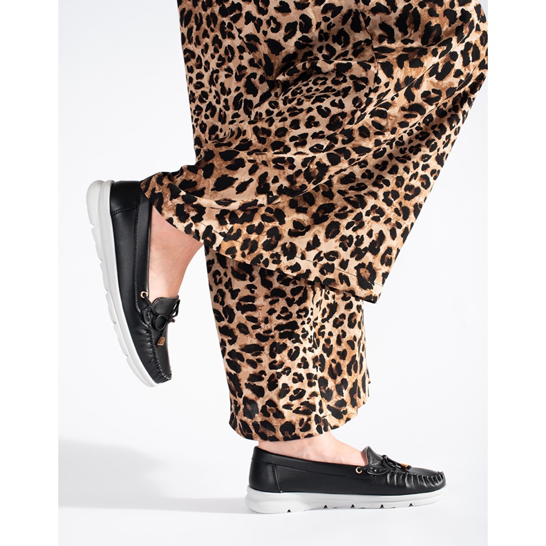 Crne mokasine na platformu crna 2