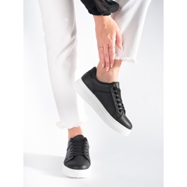 Crne tenisice na platformi crna 2