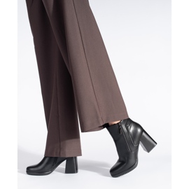 Crne ženske gležnjače Sergio Leone crno 2