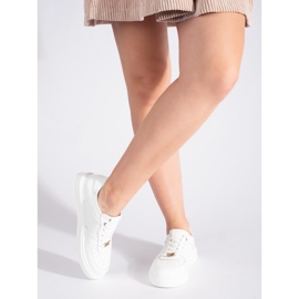 Bijele kožne sportske cipele bijela 2