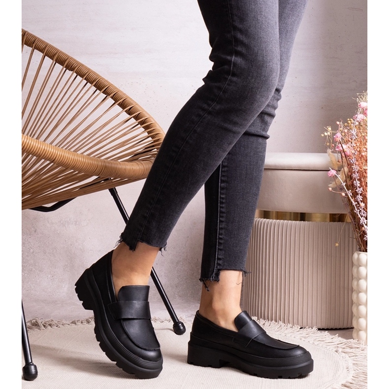 Crne cipele od eko kože Seraphin crna 1