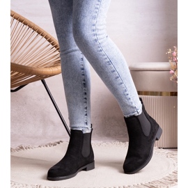 Crne gležnjače s natikačama marke Szamiran crna 1