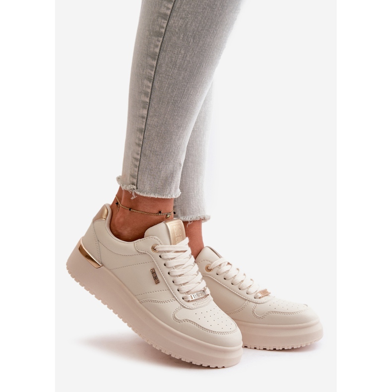 Ženske tenisice na platformi Big Star OO274757 HI-POLY System Bijela 1