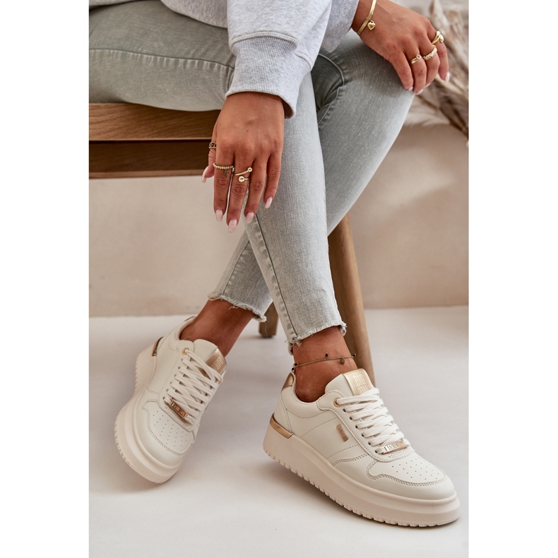 Ženske tenisice na platformi Big Star OO274757 HI-POLY System Bijela 2