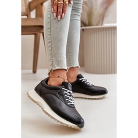 Ženske tenisice Sportske cipele od eko kože Big Star OO274024 Hi-Poly System Black crna 2