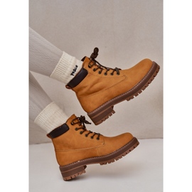 Ženske izolirane čizme Big Star OO274A288 Camel smeđa 2