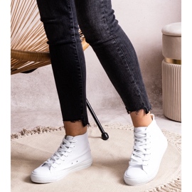 Bijele visoke Raffie tenisice bijela 1