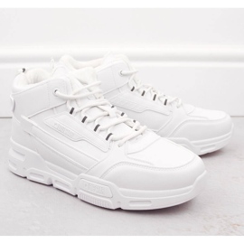 Muške visoke, izolirane bijele sportske cipele Big Star OO174588 bijela 1