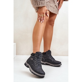 News Muške izolirane cipele za planinarenje od eko kože, tamnoplava neramia 2