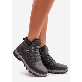 News Muške izolirane cipele za planinarenje od eko kože, tamnoplava neramia 1