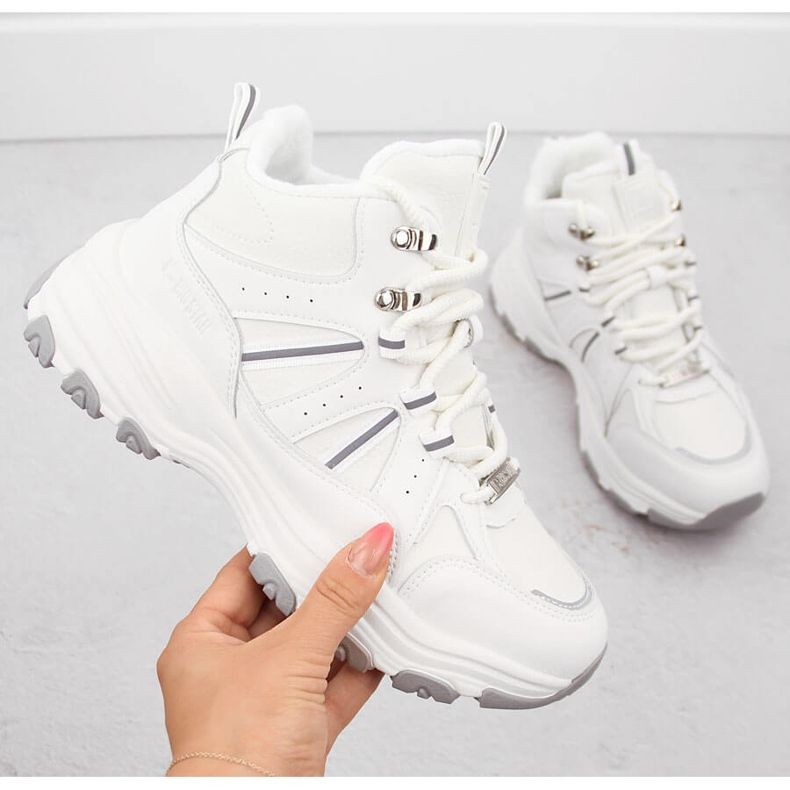 Izolirane visoke čizme, bijele Big Star OO274A160 bijela 1