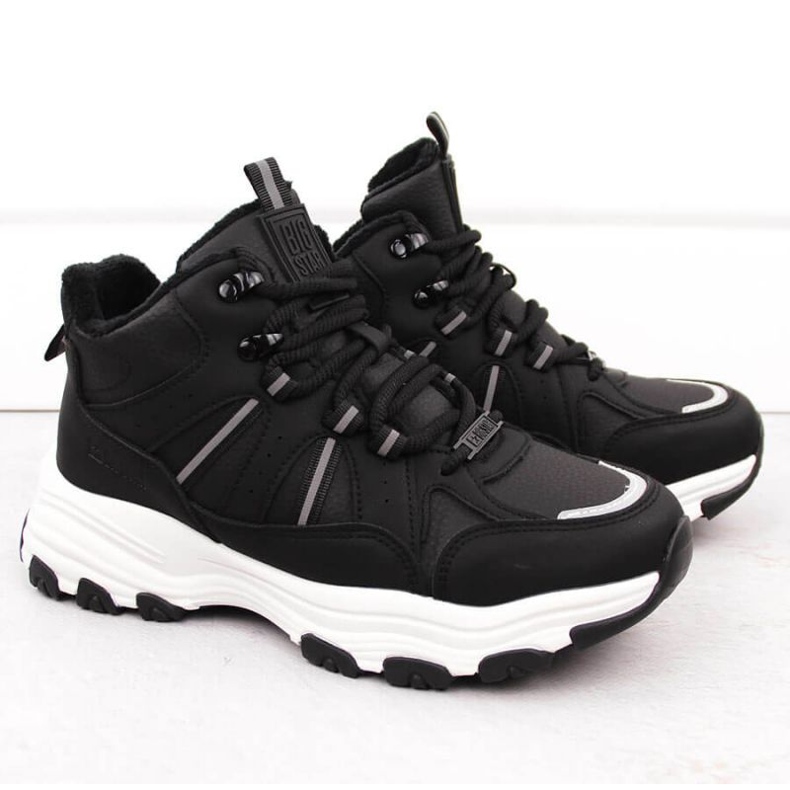 Big Star INT2032A visoke izolirane čizme, crne crna 2