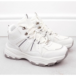 Visoke čizme Big Star INT2032B, bijele bijela 2