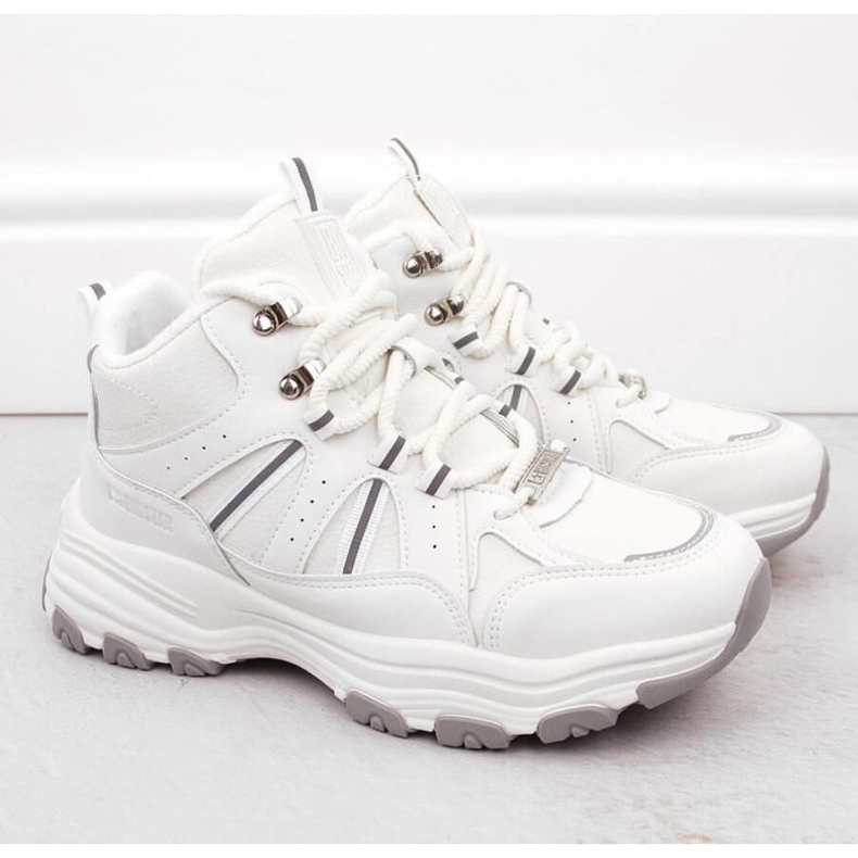 Visoke čizme Big Star INT2032B, bijele bijela 2