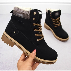 Ženske crne čizme Potocki 97301 crna 1