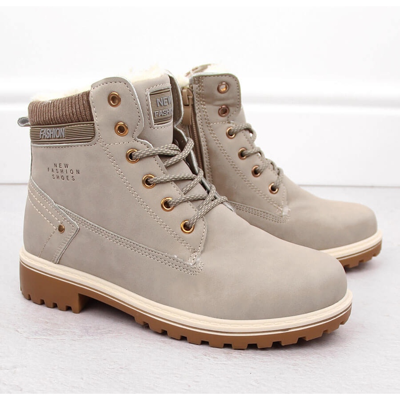 Ženske bež gležnjače Potocki 97301 2