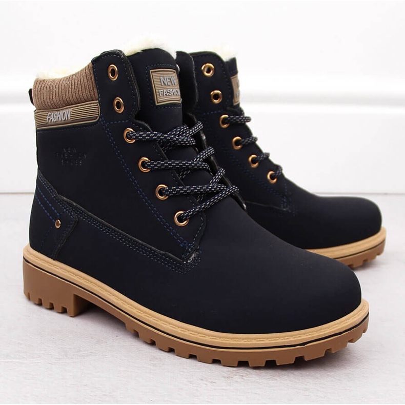 Ženske čizme tamnoplave Potocki 97301 plava 2