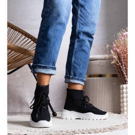 Crne čarape iz Frahma crna 1