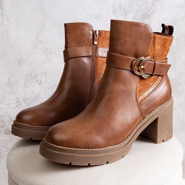 Smeđe gležnjače Mirka smeđa 1